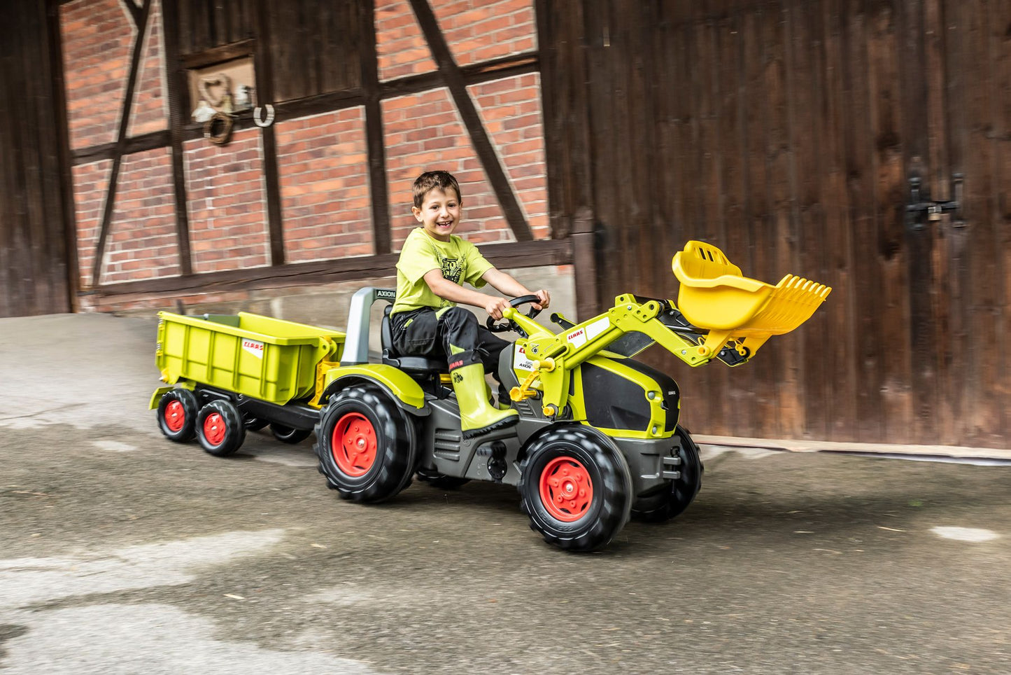 Rolly Toys Xtrack Premium Claas Axion 950 Traktor na pedale sa kašikom 651092