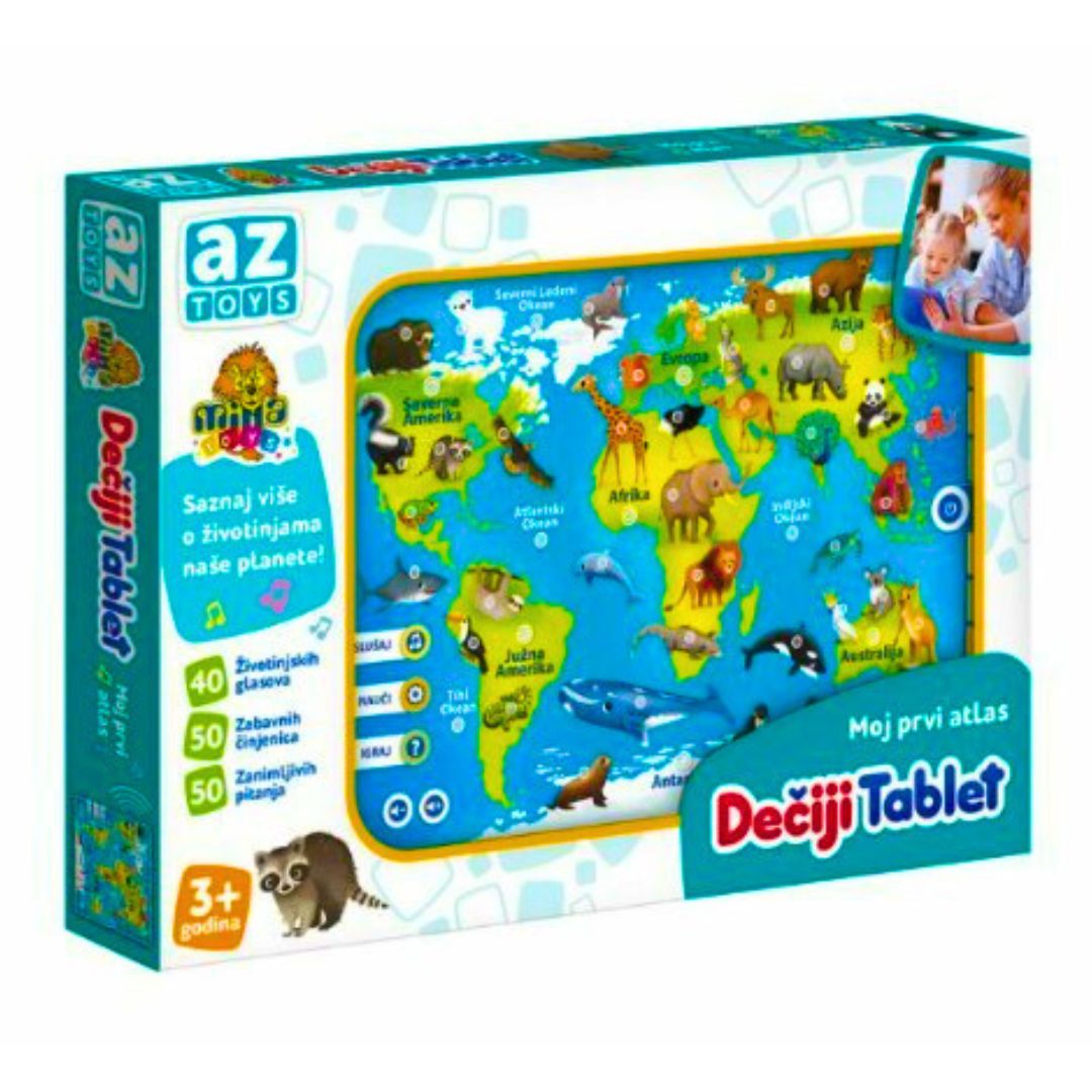 deciji tablet moj prvi atlas