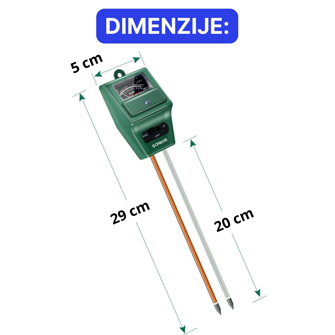 3 u 1 PH Metar za Zemlju