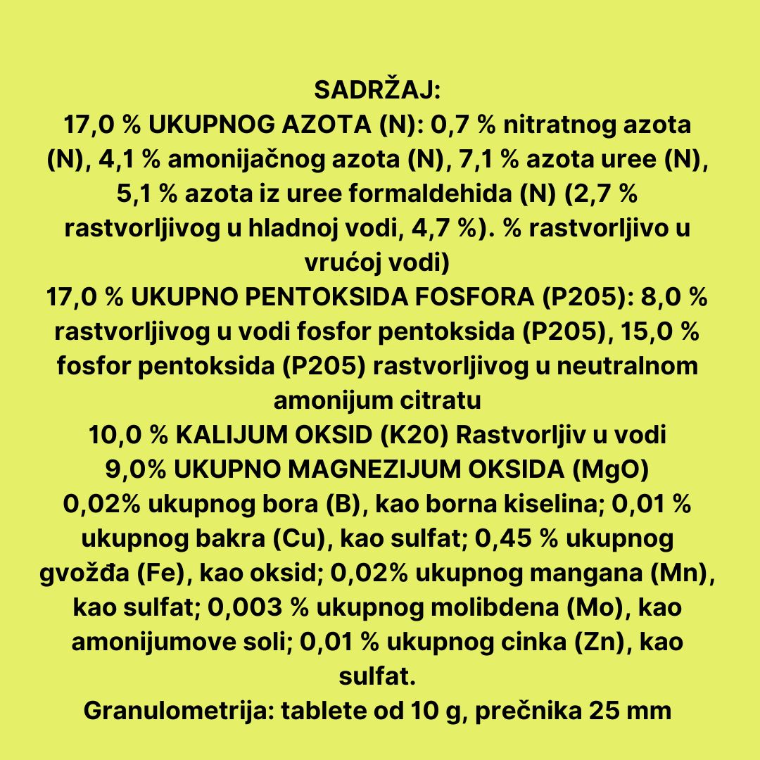 Flora Plus Tablete - Prihrana za Cveće 250gr