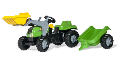 Rolly Toys Traktor kid-X sa prikolicom i utovarivačem 023134