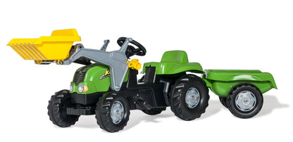 Rolly Toys Traktor kid-X sa prikolicom i utovarivačem 023134