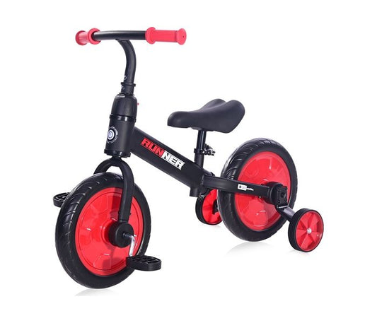 LORELLI BALANCE BIKE RUNNER 2u1 BLACK&RED