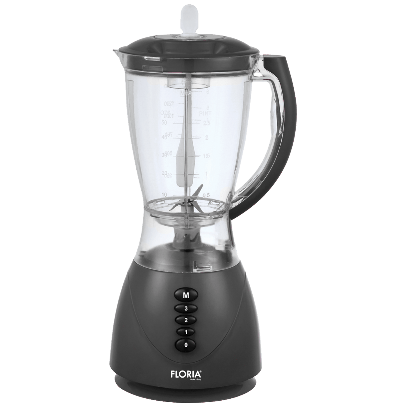 Floria Blender,  zapremina 1.5 lit, 300 W, crni - ZLN3080