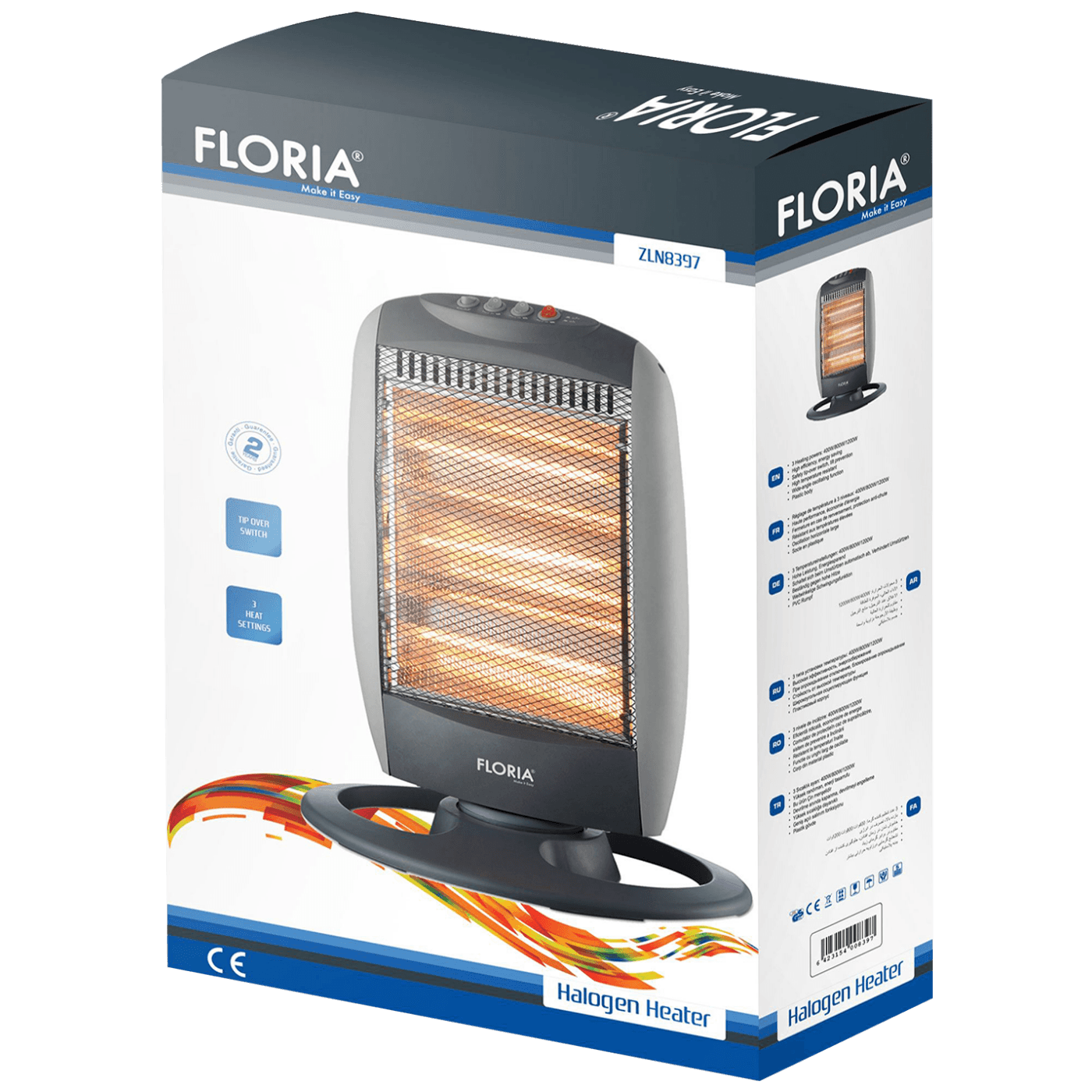 Floria Kvarcna grejalica, 1200 W - ZLN8397