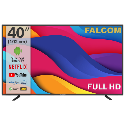 Falcom Televizor Smart LED TV 40" FullHD ,Bluetooth ,WiFi, Android - TV-40LTF022SM