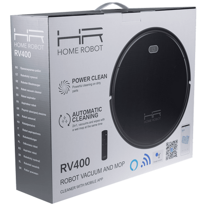 Home Robot Robot, usisavač, Wifi, HEPA filter - Homerobot RV400 Black