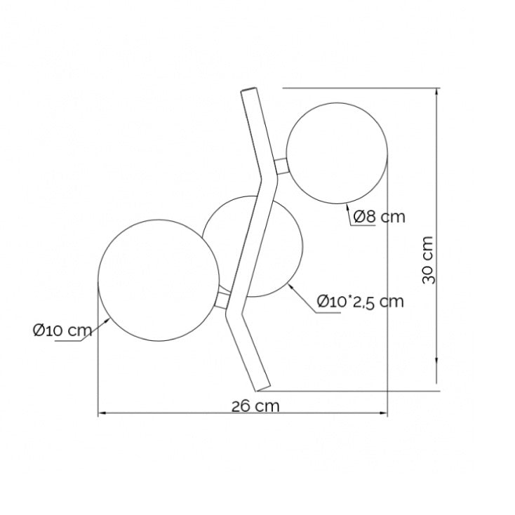 Zidna lampa 2xG9 - E201754