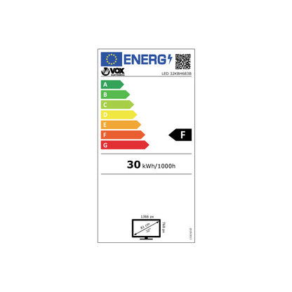 VOX TV 32" - VOX-32KBH683B