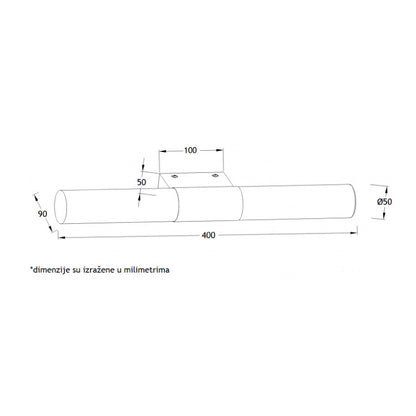 Zidna LED lampa 8W - E200900