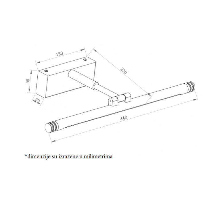 Zidna LED lampa 9W - E201460