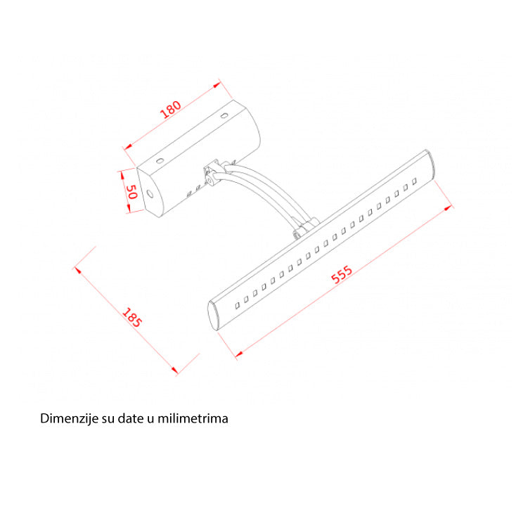 Zidna LED lampa 7W - E200894