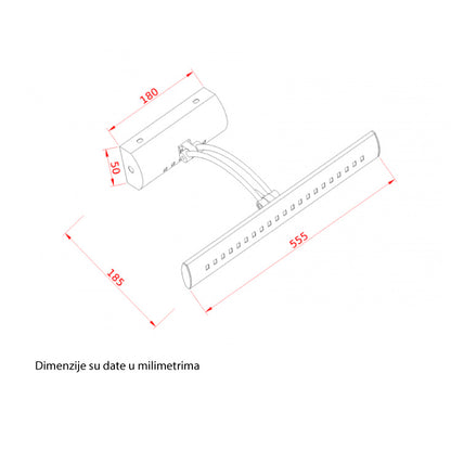 Zidna LED lampa 7W - E200894