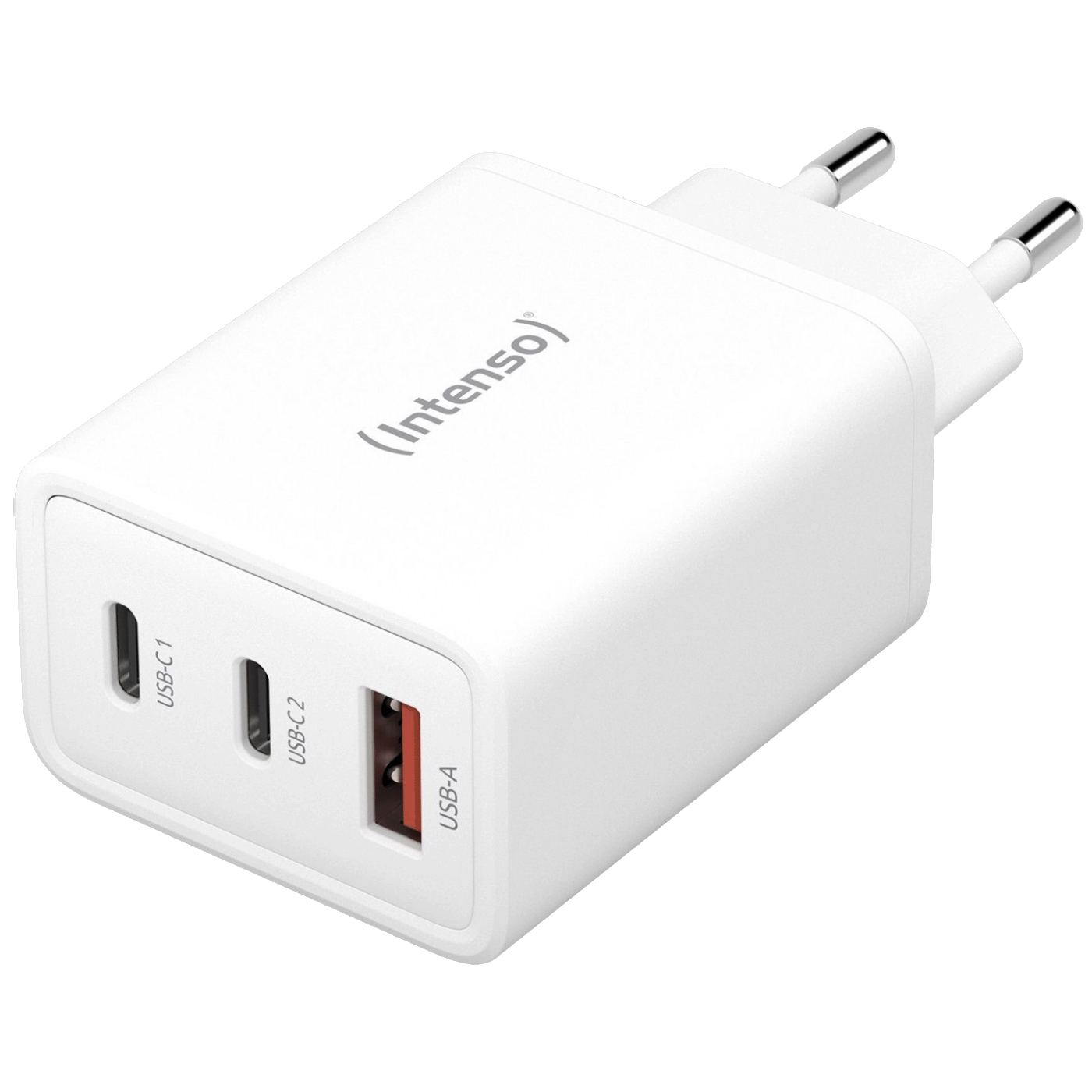 (Intenso) Punjač kućni, brzi, 1 x USB-A, 2 x UCB-C, 3A, 65W - Power Adapter W65ACC GaN