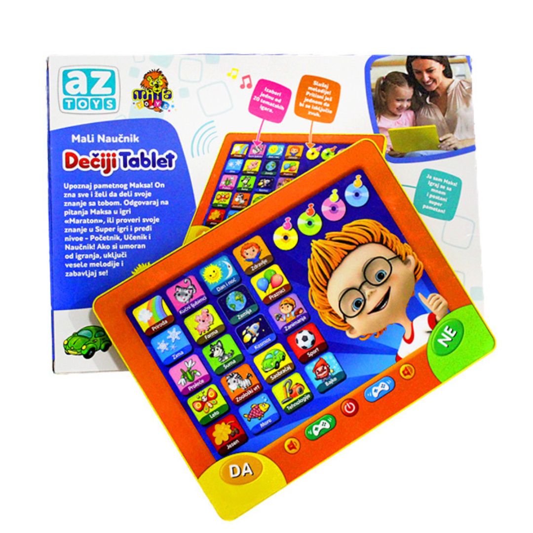 Zabavni Dečiji Tablet sa 200 Pojmova