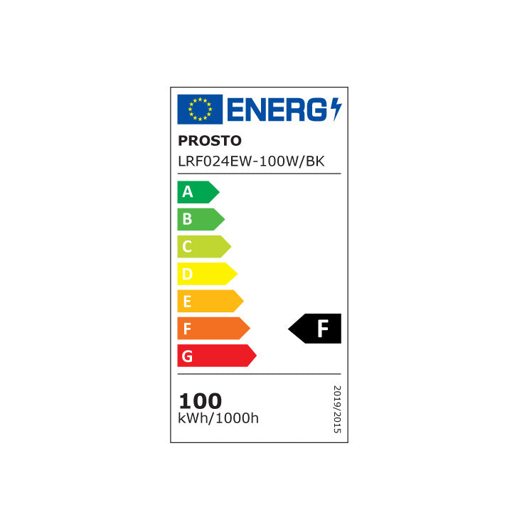 LED reflektor 100W - LRF024EW-100W/BK