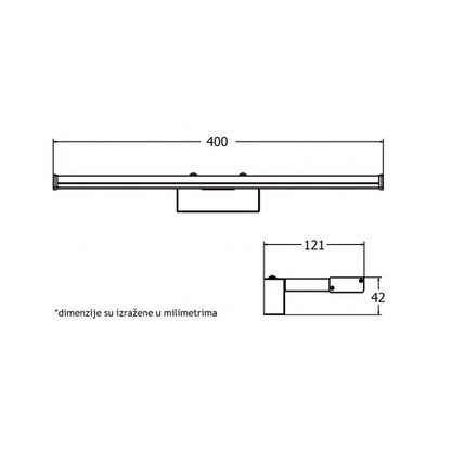 Zidna LED lampa 8W - E200959