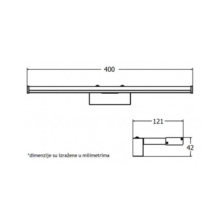 Zidna LED lampa 8W - E200958