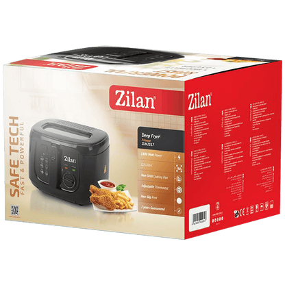 Zilan Friteza, kapacitet 2.5 l, 1800 W, crna - ZLN2317