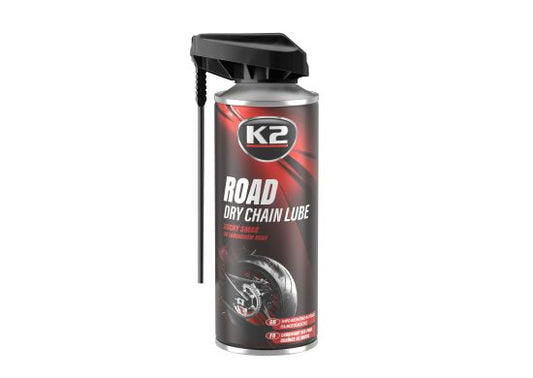 K2 Dry Chain Lube Road za podmazivanje lanaca sprej 400ml
