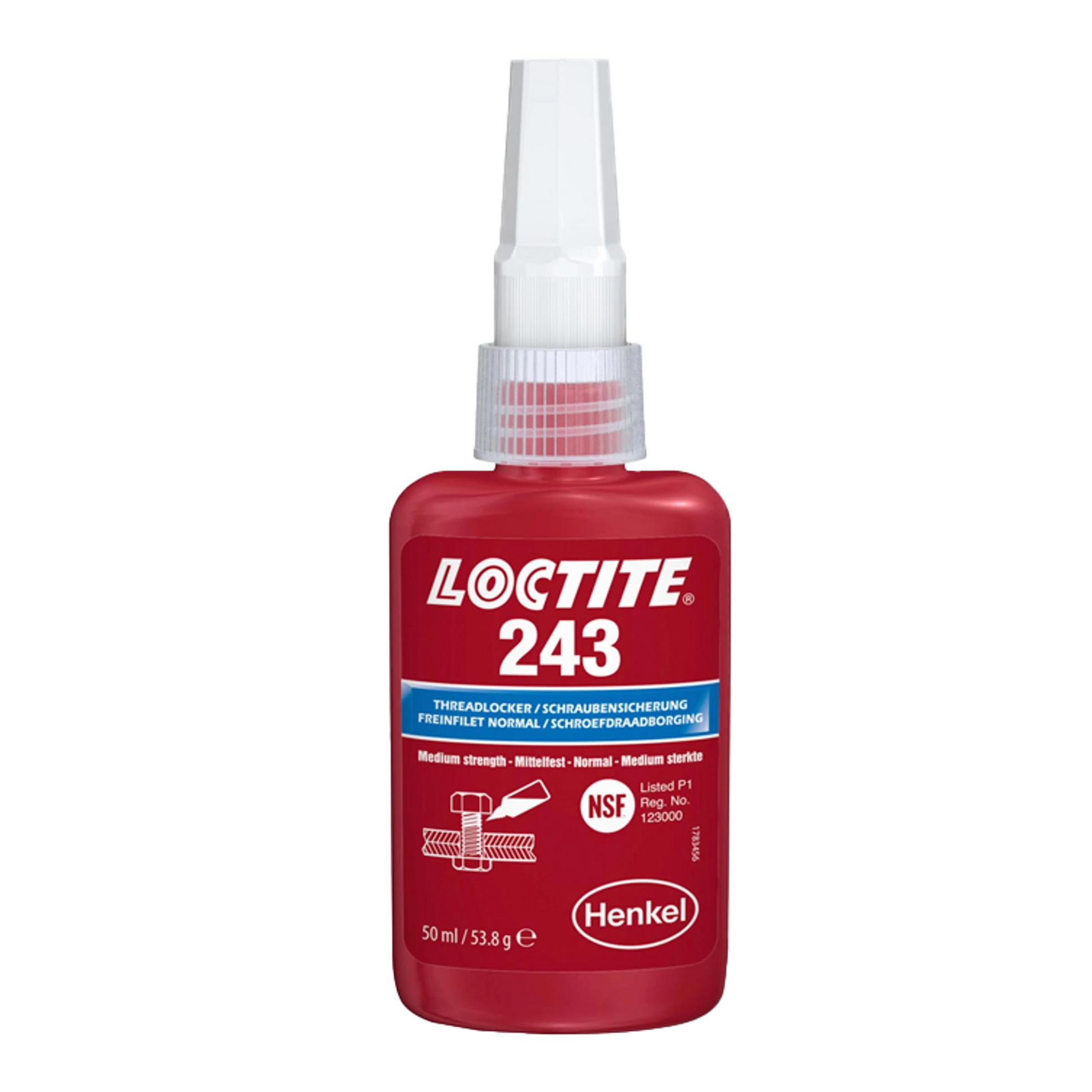 LOCTITE lepak 243 - 50ml, osiguranje navoja