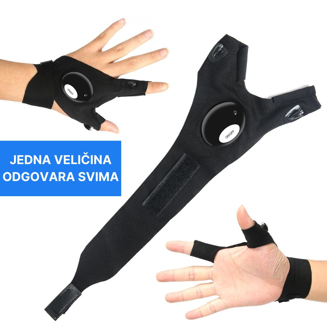 Rukavica sa Led Svetlima - 1+1 Gratis