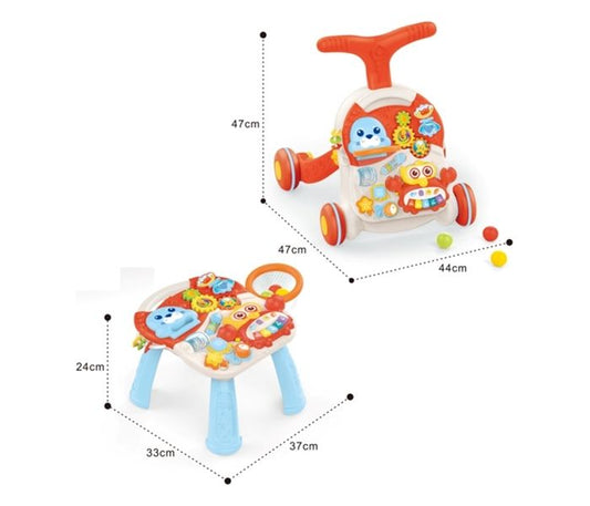 BBO TOYS 2u1 GURALICA I STO SA AKTIVNOSTIMA 12m+ (HE0829)