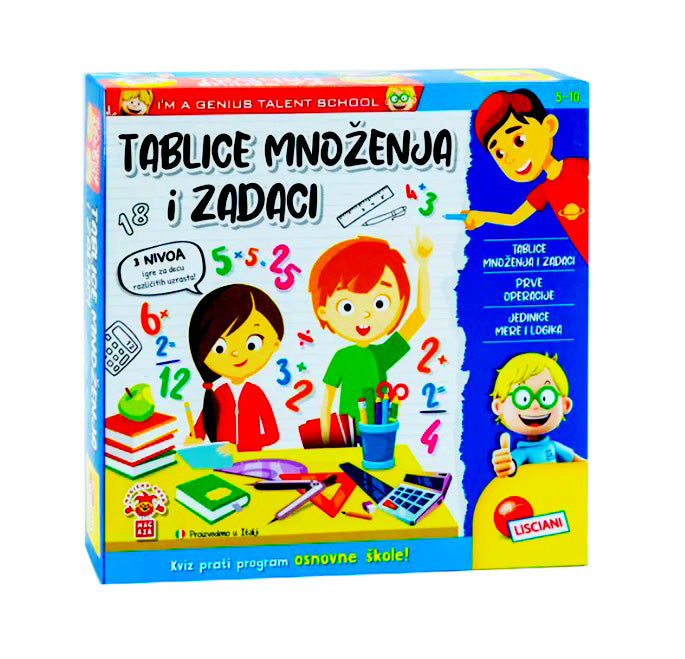 Edukativna Igra Tablica Množenja i Zadaci